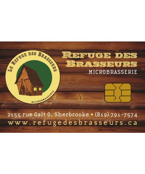 Microbrasserie le Refuge des Brasseurs - Carte-cadeau à rabais