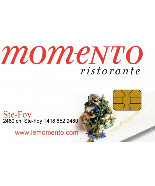 Restaurant Québec Momento - Carte-cadeau