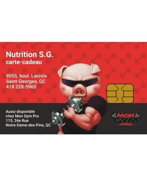 Nutrition S.G. de Saint-Georges | Carte-cadeau à rabais
