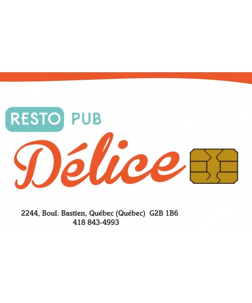 Resto-Pub Délice de Québec - Carte-cadeau