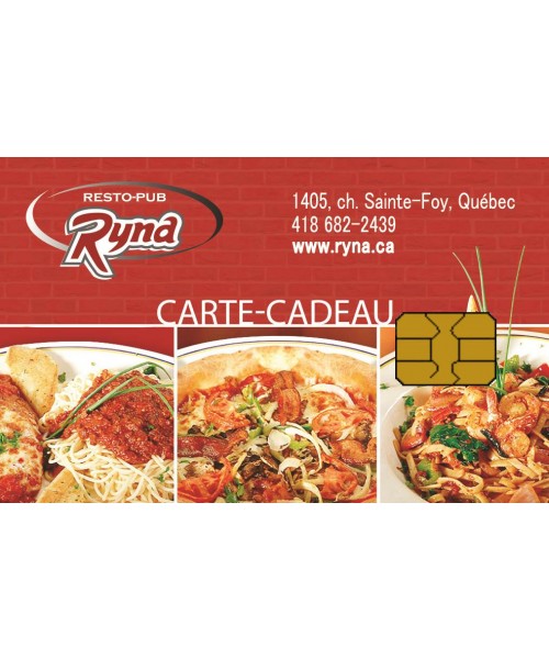 Carte-cadeau du Resto-Pub Ryna de Québec